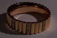 Two tone gold bracelet