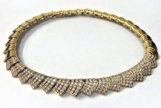 Gold and Diamonds Necklace by David Morris