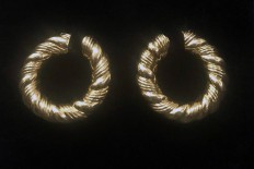 Gold Pair of Hoop Earrings by Van Cleef and Arpels