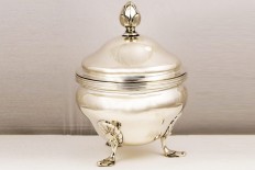 Silver sugar bowl