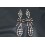 Silver earrings