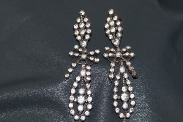 Silver earrings
