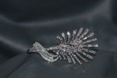 Platinum brooch