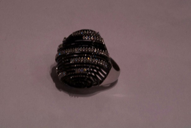 White gold ring