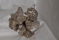 Gold and silver brooch