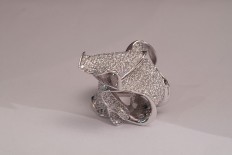 White gold ring