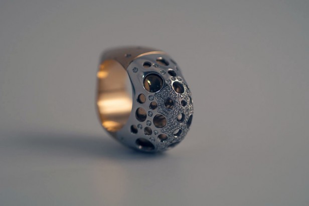 Yellow and White gold ring by Goms