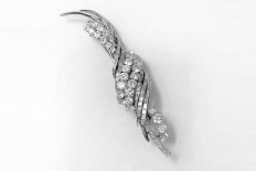 Platinum and Diamonds Brooch