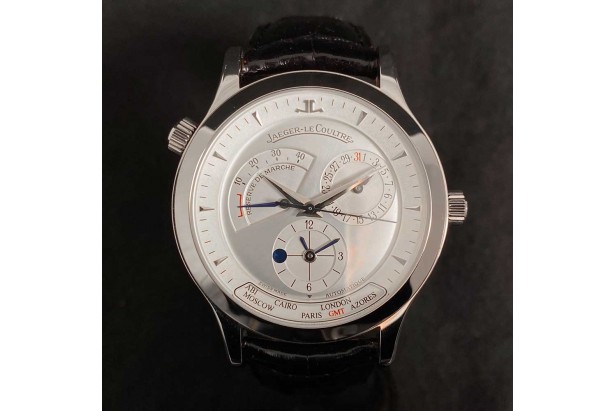 Jaeger-LeCoultre Master Control Geographic Stainless Steel Box & Papers