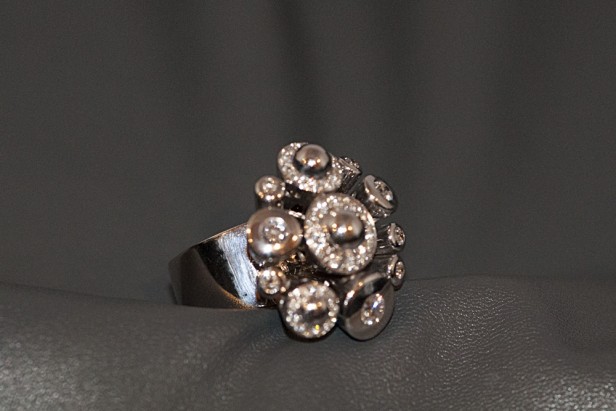 White gold ring